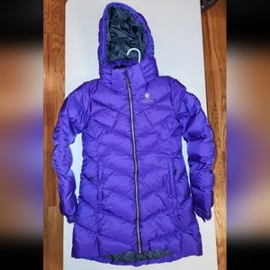 Black Yak Trekking Women's Down  Parka SZ 155/80A US SM Purple